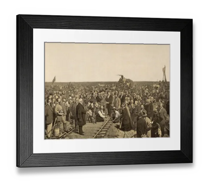 Framed Print : 1869 Continental Link Framed Print : 1869 Continental Link