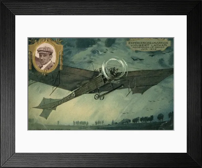 Framed Print : Latham Monoplane Framed Print : Latham Monoplane