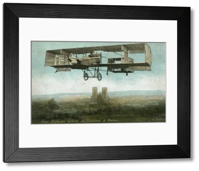 Framed Print : Farman Biplane Framed Print : Farman Biplane