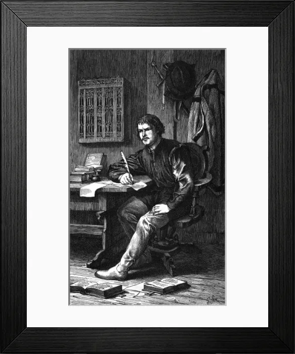 Framed Print : Luther at the Wartburg Framed Print : Luther at the Wartburg
