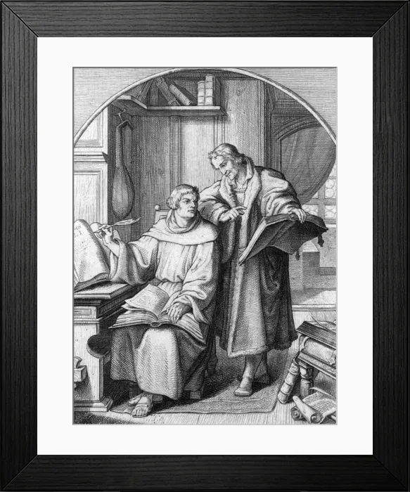 Framed Print : Luther and Melancthon Framed Print : Luther and Melancthon