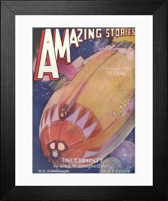 Framed Print : Alien Spacecraft 1936 Framed Print : Alien Spacecraft 1936
