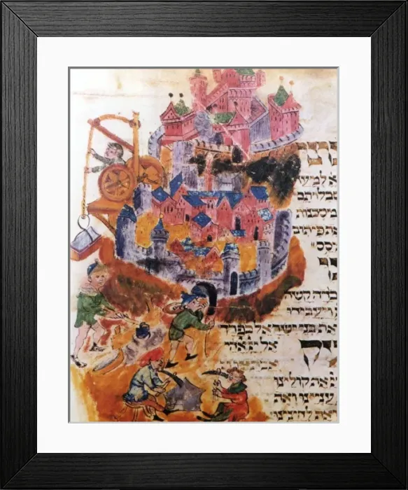 Framed Print : Jewish Life / Middle Ages Framed Print : Jewish Life / Middle Ages