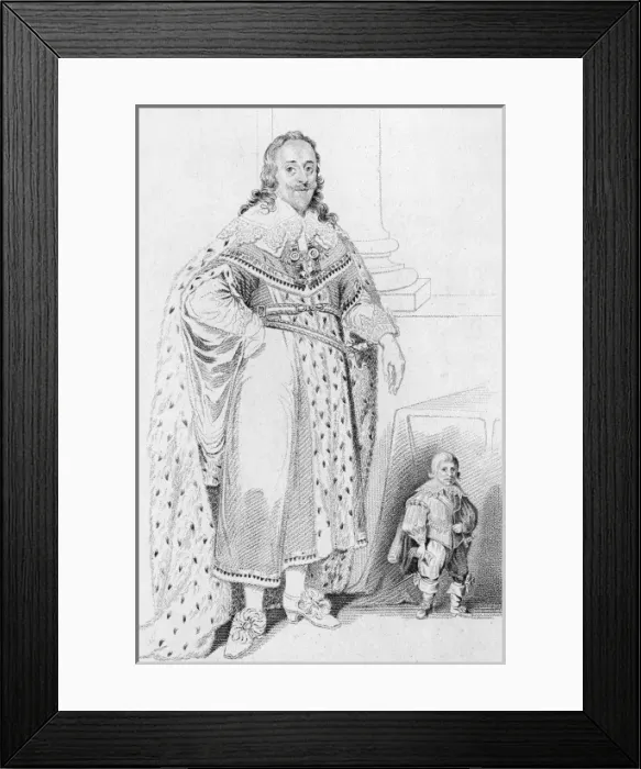 Framed Print : Charles I & Hudson Framed Print : Charles I & Hudson