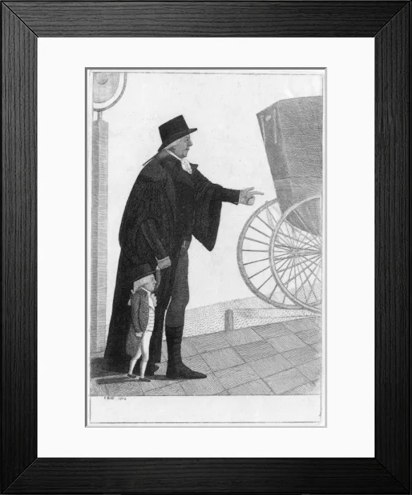 Framed Print : Joseph Boruwlaski Framed Print : Joseph Boruwlaski