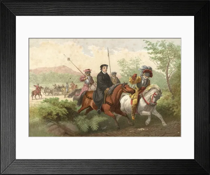 Framed Print : Luther to Wartburg Framed Print : Luther to Wartburg