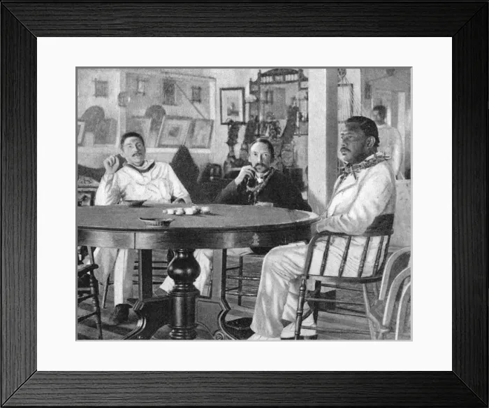 Framed Print : Stevenson / Kalakaua Framed Print : Stevenson / Kalakaua