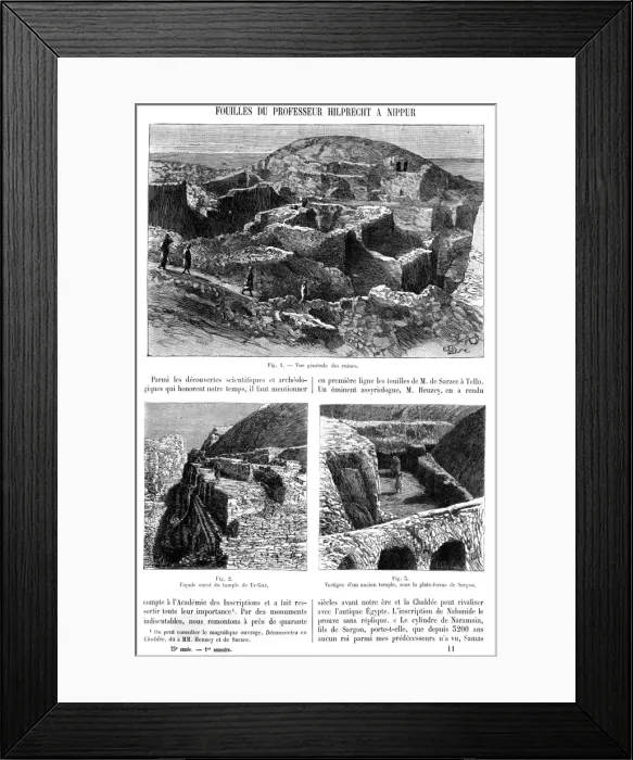 Framed Print : Iraq / Archaeology / Nippur Framed Print : Iraq / Archaeology / Nippur