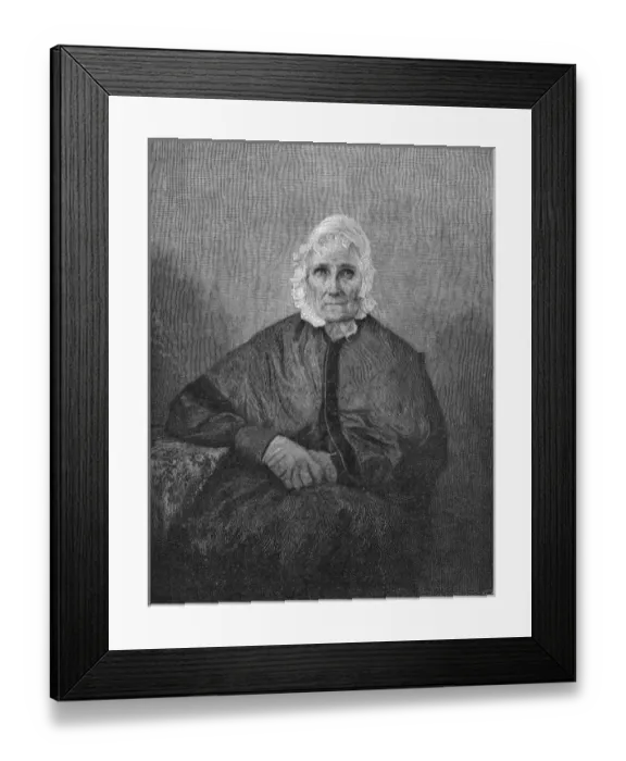 Framed Print : Sarah Bush Lincoln Framed Print : Sarah Bush Lincoln