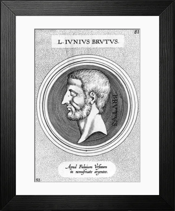 Framed Print : Lucius Junius Brutus Framed Print : Lucius Junius Brutus