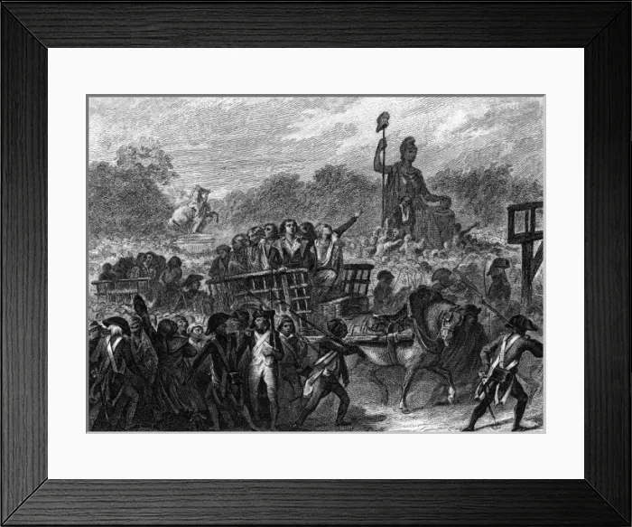 Framed Print : Girandins Arrested 1793 Framed Print : Girandins Arrested 1793