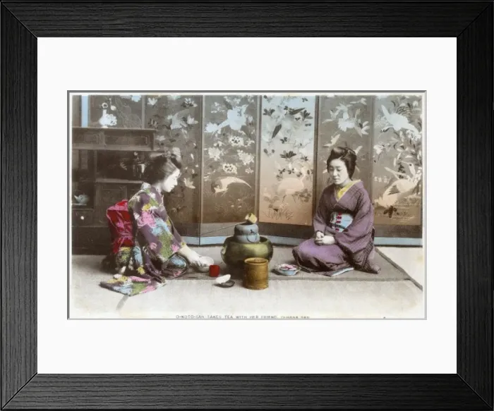 Framed Print : The Japanese tea ceremony Framed Print : The Japanese tea ceremony
