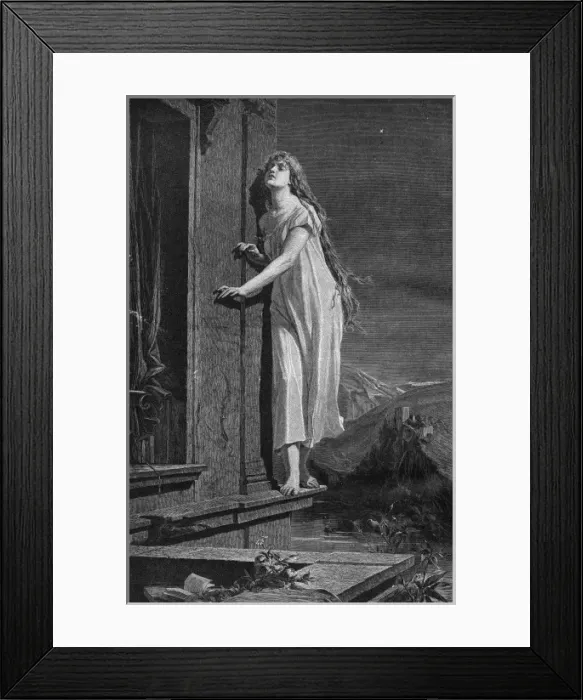 Framed Print : Sleepwalking Lady Framed Print : Sleepwalking Lady