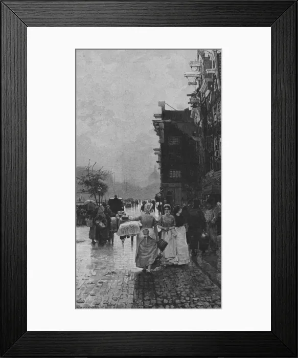 Framed Print : Amsterdam Street Scene Framed Print : Amsterdam Street Scene