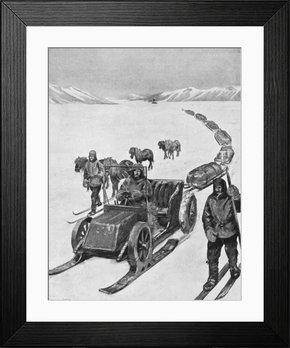 Framed Print : Shackleton Motorsledge Framed Print : Shackleton Motorsledge