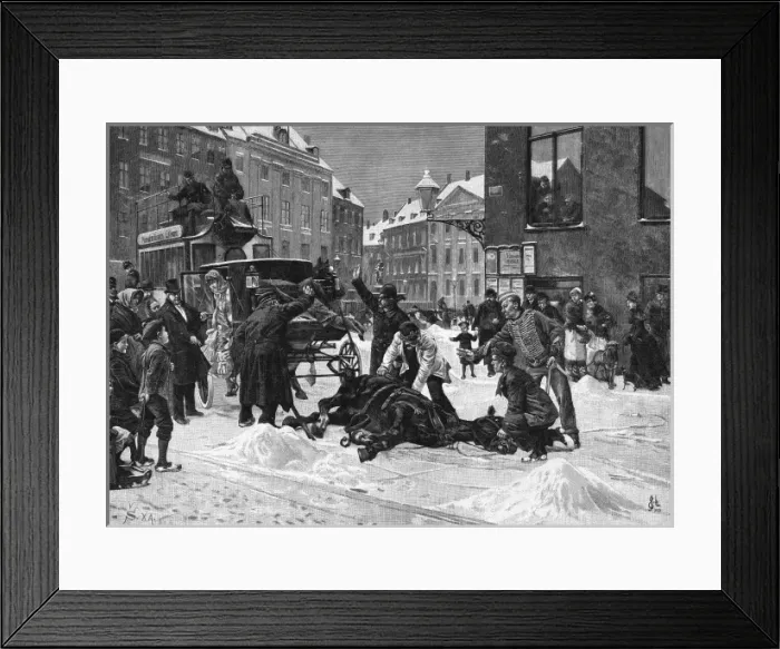Framed Print : Cabhorse Collapses Framed Print : Cabhorse Collapses