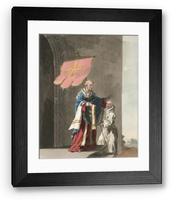 Framed Print : Bishop and Monk Framed Print : Bishop and Monk