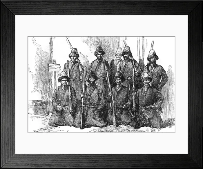 Framed Print : Imperial Guard / China Framed Print : Imperial Guard / China