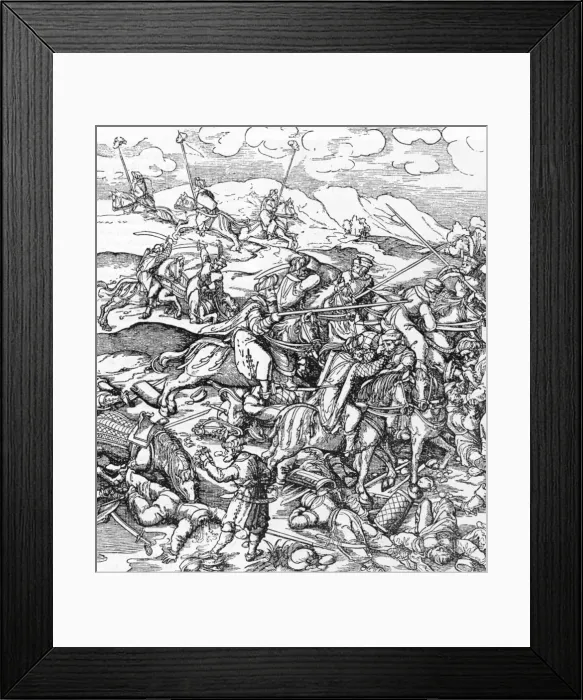 Framed Print : Mongols Vs Turks C14Th Framed Print : Mongols Vs Turks C14Th
