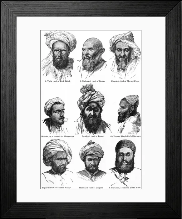 Framed Print : Racial / Afghanistan Framed Print : Racial / Afghanistan
