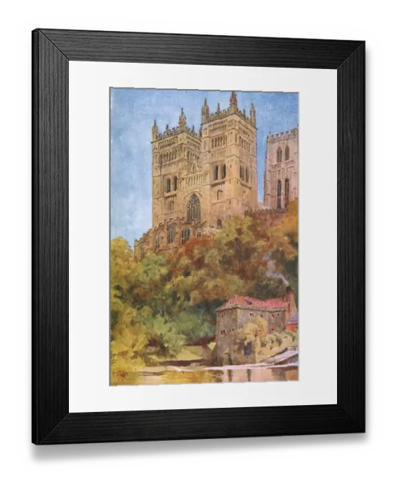 Framed Print : Durham / Cathedral 1909 Framed Print : Durham / Cathedral 1909