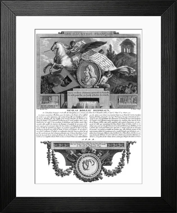 Framed Print : Boileau Despreaux Framed Print : Boileau Despreaux