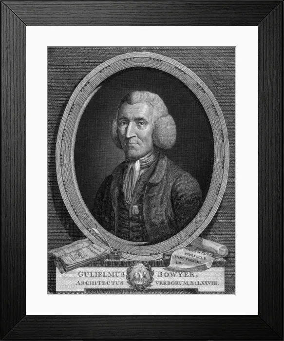 Framed Print : William Bowyer (Younger) Framed Print : William Bowyer (Younger)