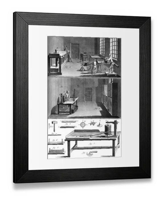 Framed Print : French Tobacco Factory Framed Print : French Tobacco Factory