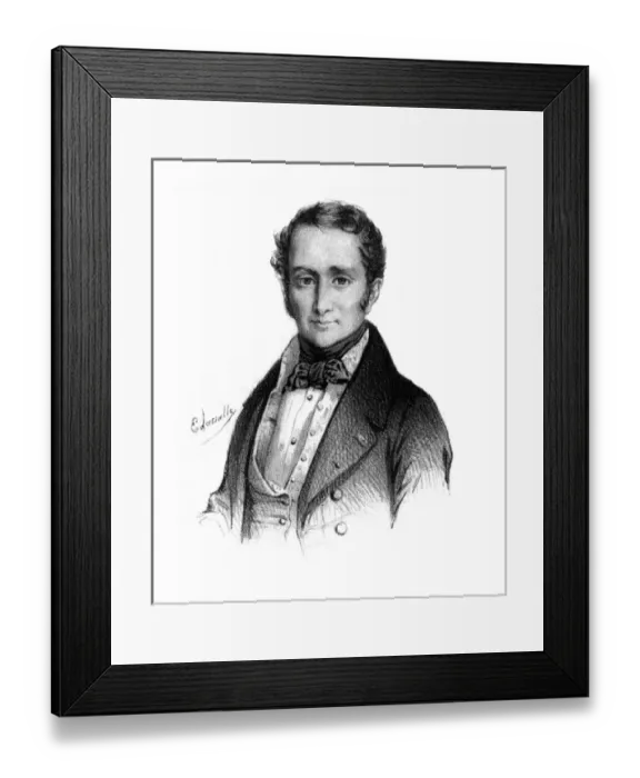 Framed Print : Achille Duc De Broglie Framed Print : Achille Duc De Broglie