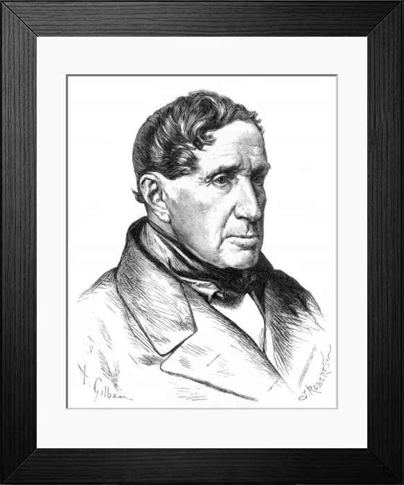 Framed Print : Achille Duc De Broglie Framed Print : Achille Duc De Broglie