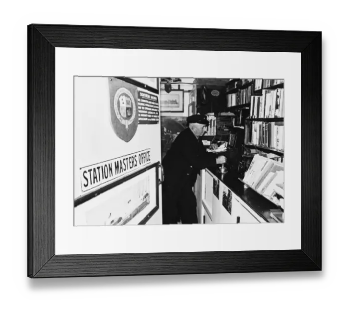 Framed Print : Station Masters Office Framed Print : Station Masters Office