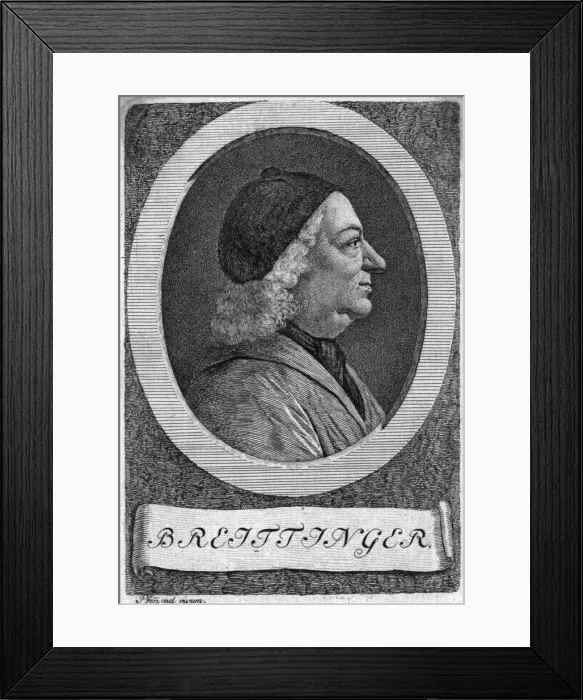 Framed Print : Johann Jacob Breitinger Framed Print : Johann Jacob Breitinger