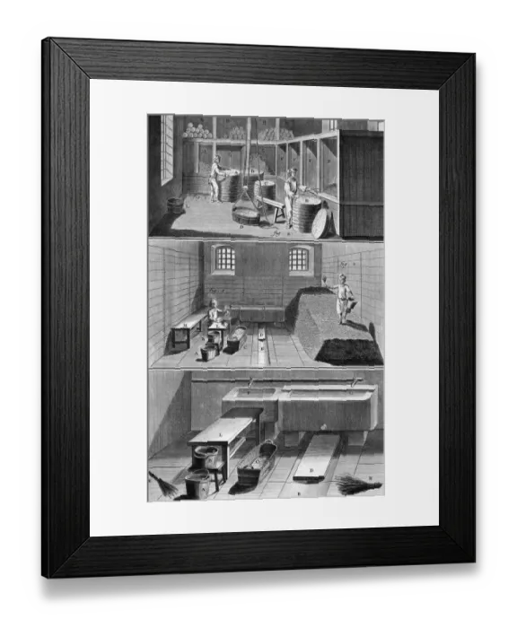 Framed Print : French Tobacco Factory Framed Print : French Tobacco Factory