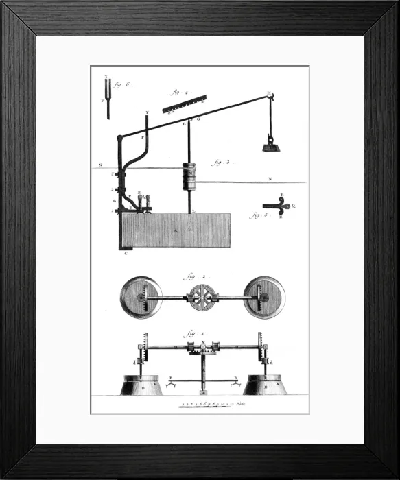 Framed Print : Stone Drill 18th Century Framed Print : Stone Drill 18th Century