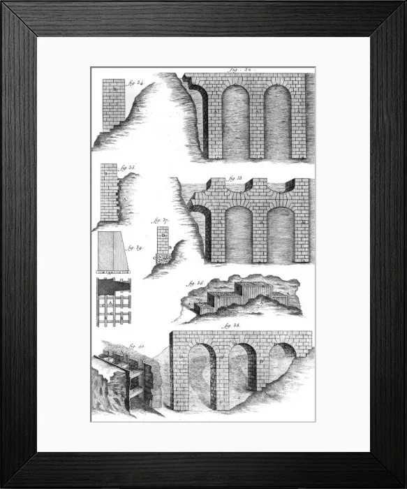 Framed Print : Laying Foundations 18Th Framed Print : Laying Foundations 18Th