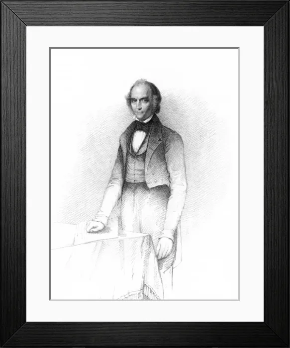 Framed Print : W C Bryant in 1843 Framed Print : W C Bryant in 1843