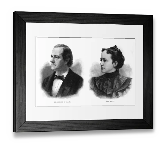 Framed Print : William Jennings Bryan Framed Print : William Jennings Bryan