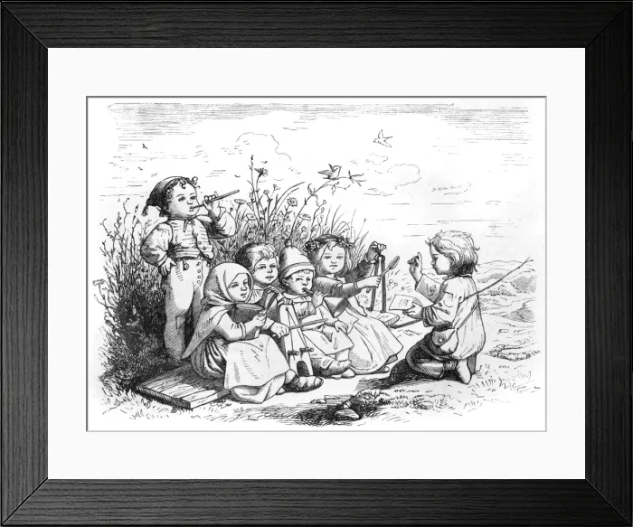 Framed Print : Childrens Orchestra Framed Print : Childrens Orchestra