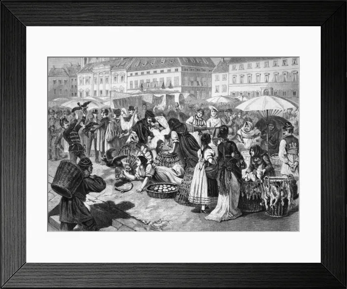 Framed Print : Budapest Poultry Market Framed Print : Budapest Poultry Market