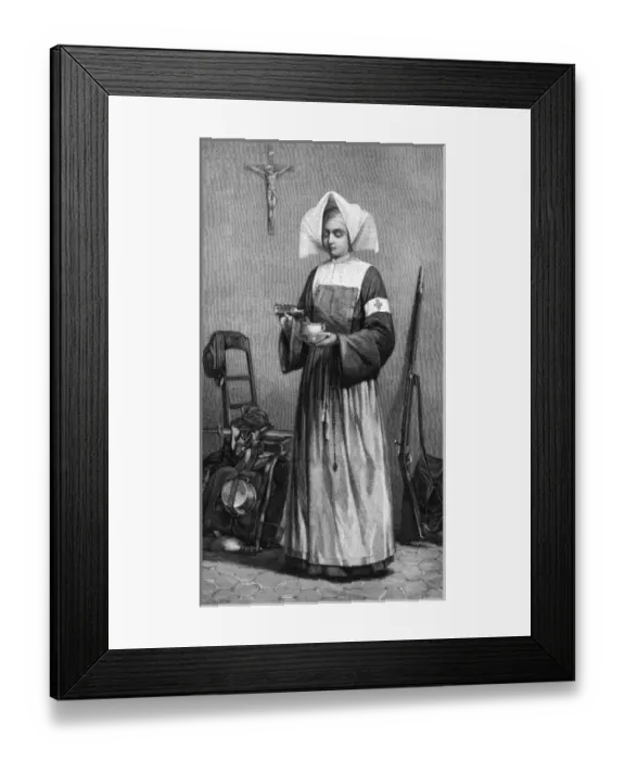 Framed Print : A Ministering Angel Framed Print : A Ministering Angel