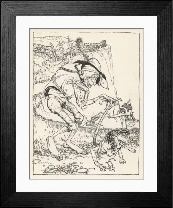 Framed Print : There was a Crooked Man