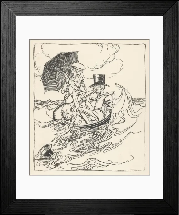 Framed Print : Three Wise Men of Gotham Framed Print : Three Wise Men of Gotham
