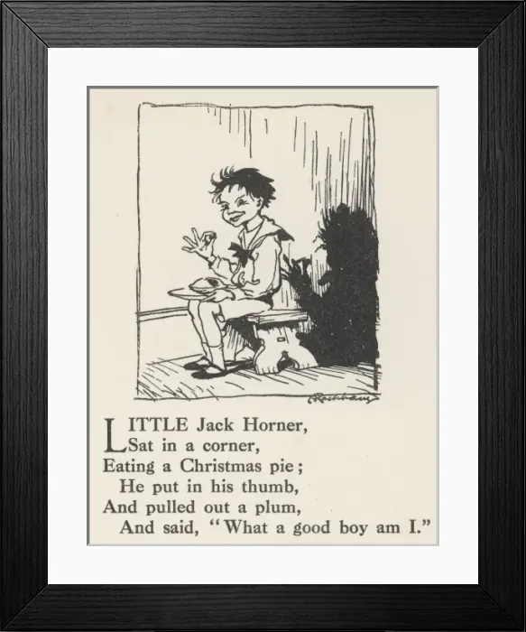 Framed Print : Little Jack Horner Framed Print : Little Jack Horner