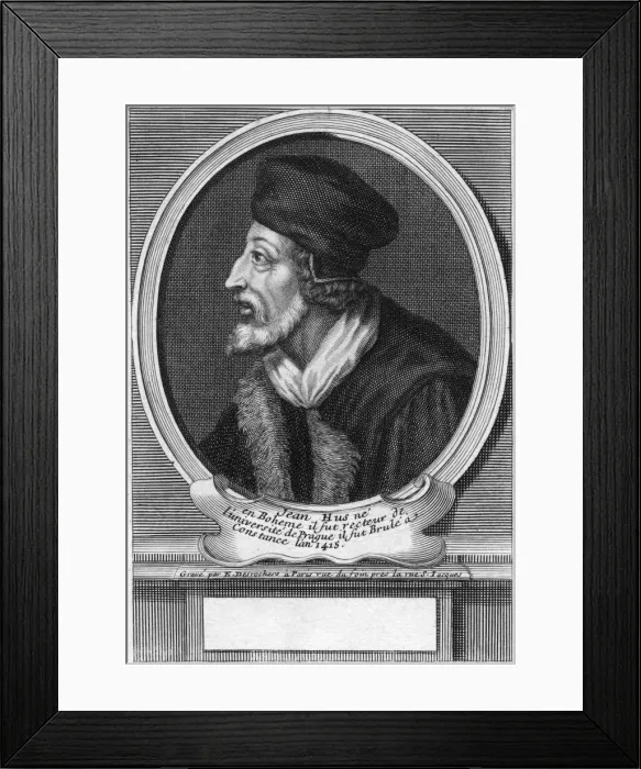 Framed Print : Jan Hus / Desrochers / Paris Framed Print : Jan Hus / Desrochers / Paris