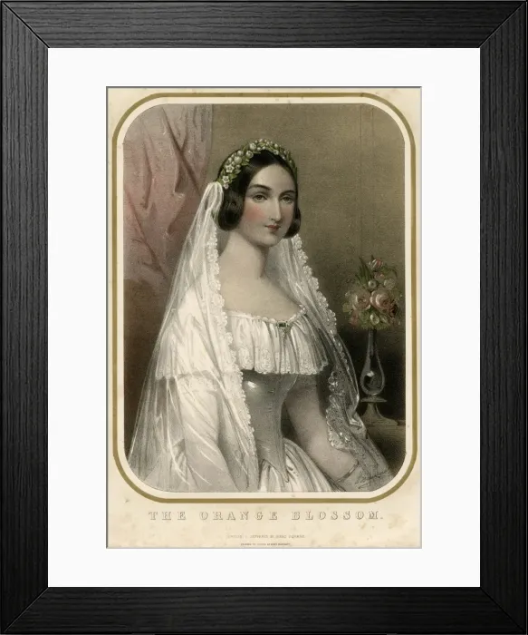 Framed Print : Bride, Orange Blossom Framed Print : Bride, Orange Blossom