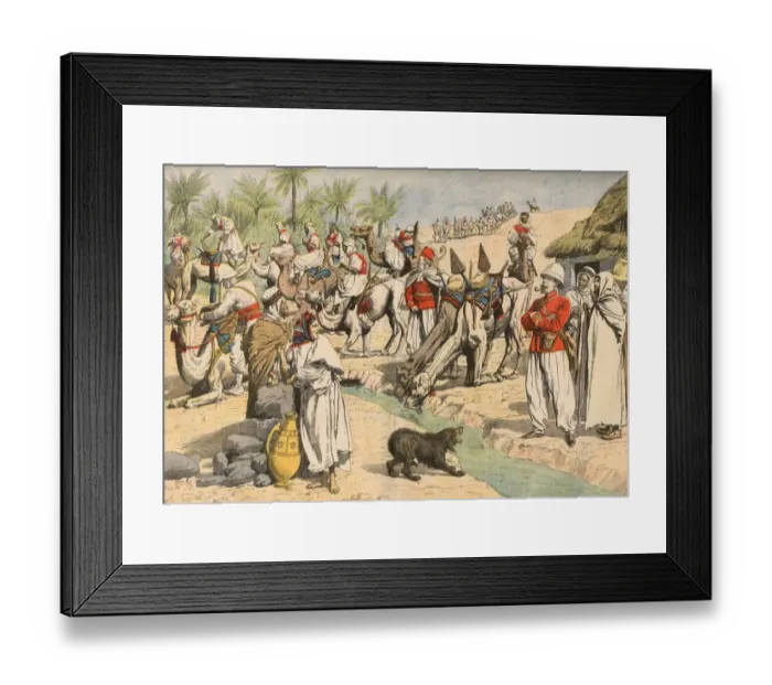 Framed Print : French Survey Algeria Framed Print : French Survey Algeria
