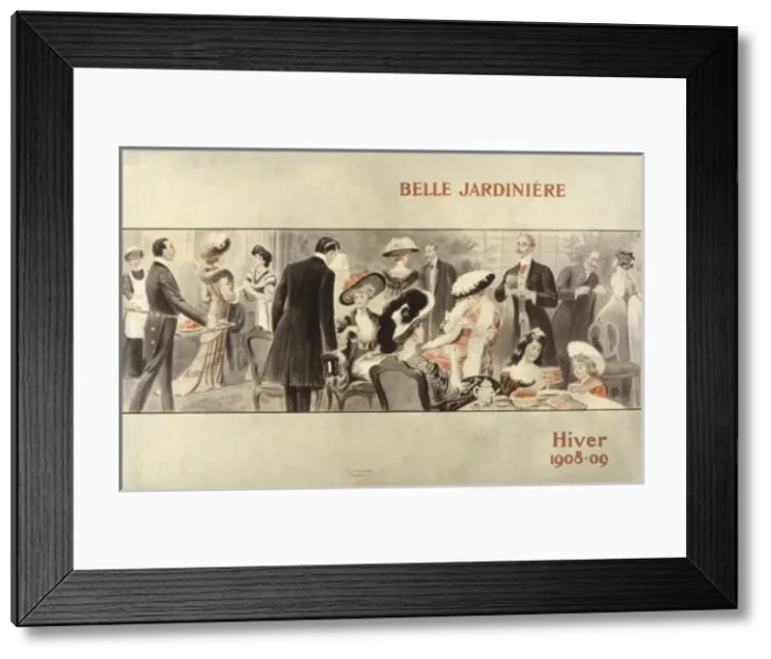 Framed Print : Social / Tea Party 1908 Framed Print : Social / Tea Party 1908