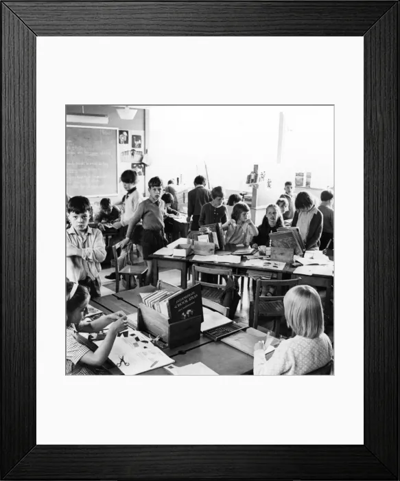 Framed Print : Primary Class 1969 Framed Print : Primary Class 1969