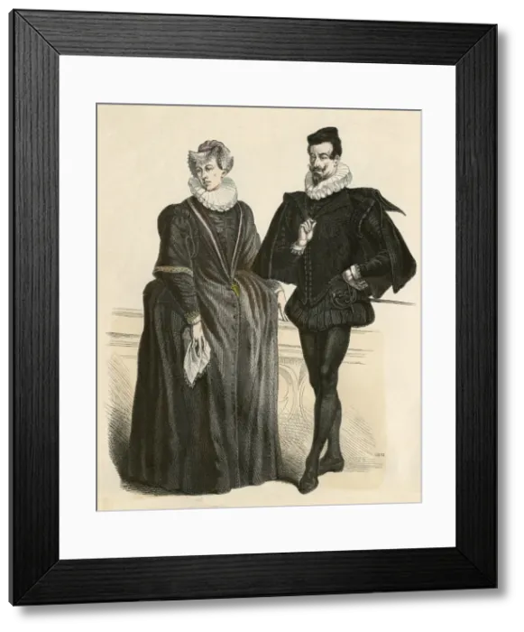 Framed Print : German Nobles 1550 Framed Print : German Nobles 1550