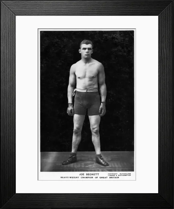Framed Print : Joe Beckett, British heavyweight boxing champion Framed Print : Joe Beckett, British heavyweight boxing champion
